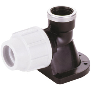 PLASSON WALL PLATE ELBOW 20MM-0