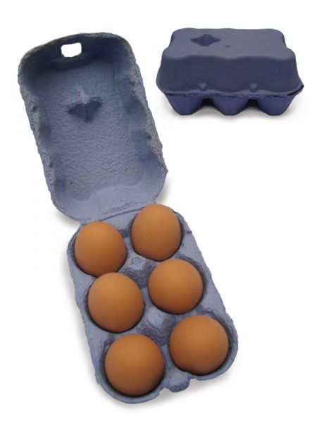 EGG BOX BLUE ( 6 EGG )-0