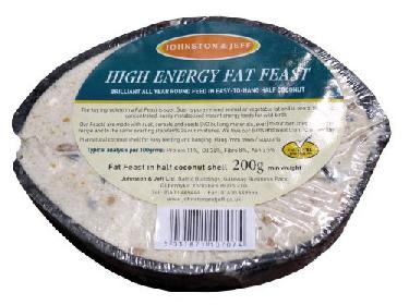 SUET FILLED HALF COCONUTS -0