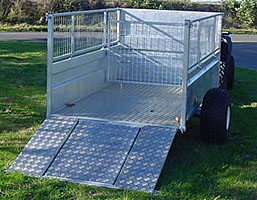 ATV SHEEP TRAILER 5' X 3' HALF MESH SIDES-2680 ATV SHEEP TRAILER 5' X 3' HALF MESH SIDES-2680