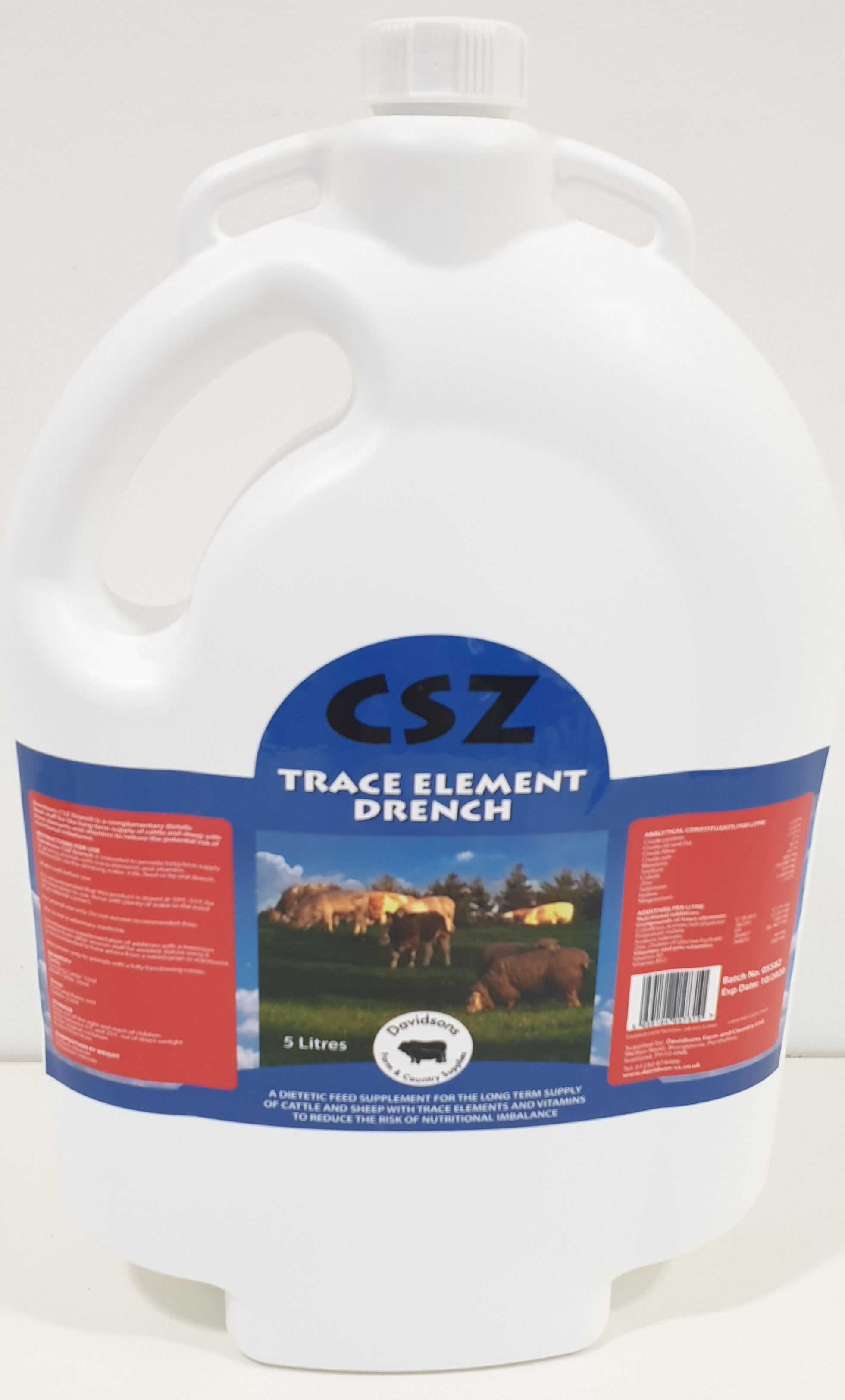 DAVIDSONS CSZ TRACE ELEMENT DRENCH 5L-0
