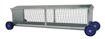 IAE SHEEP HAYRACK ON WHEELS 10'-0