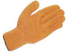 YELLOW CRISS CROSS GLOVES-0