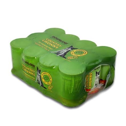 DOWNLAND COUNTRY DOG CHUNKS 12 X 400G-0