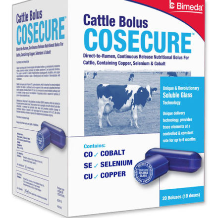 COSECURE CATTLE BOLUS 20 BOLUS-0