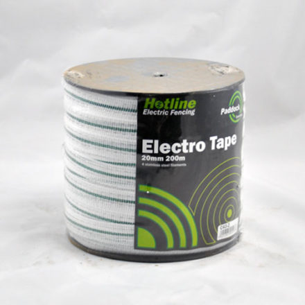 PADDOCK TAPE 20MM / 200M WHITE-0