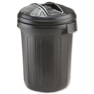 DUSTBIN BLACK 65L-0
