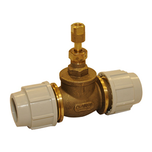 PLASSON BRASS STOP TAP 32MM-0