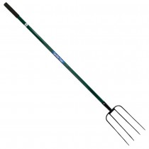 MANURE FORK 4 TINE LONG STEEL HANDLE-0