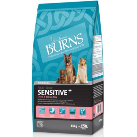BURNS SENSITIVE DUCK & BROWN RICE 15KG-0