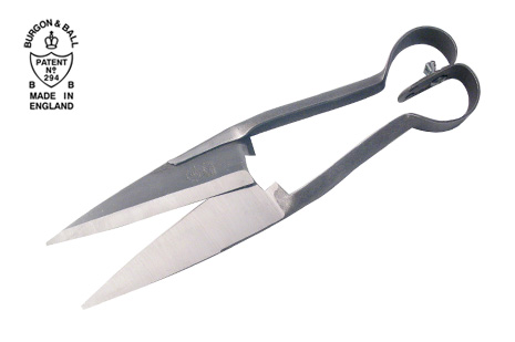 BURGON & BALL WHITE HANDLE 6.5" SHEEP SHEARS-0 BURGON & BALL WHITE HANDLE 6.5" SHEEP SHEARS-0