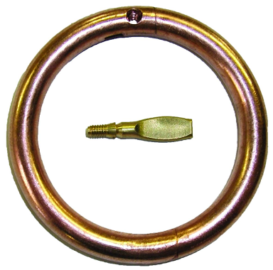 BULL RING COPPER 3"-0