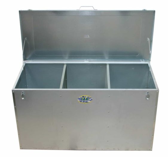 FEED BIN 840L C/W 3 PARTITION-0