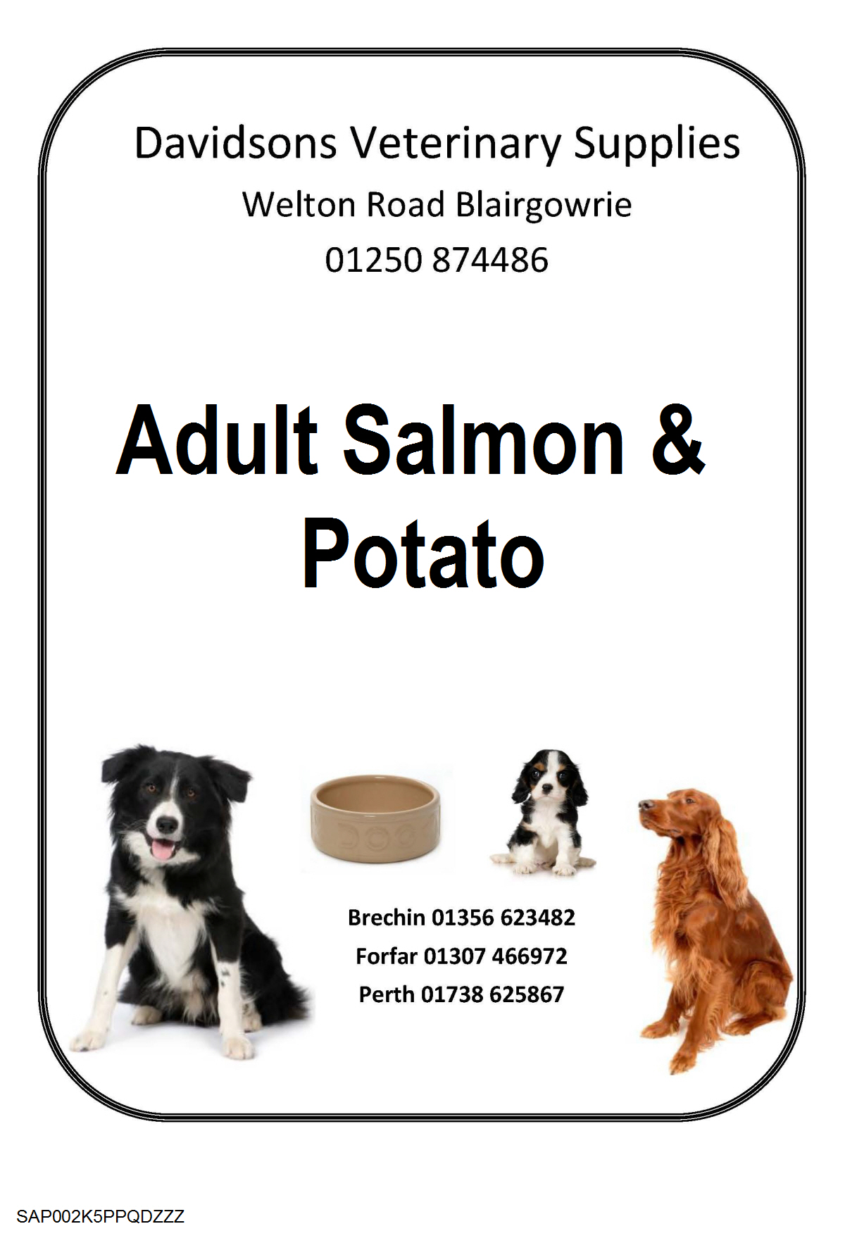 DAVIDSONS SALMON & POTATO 2KG-7709