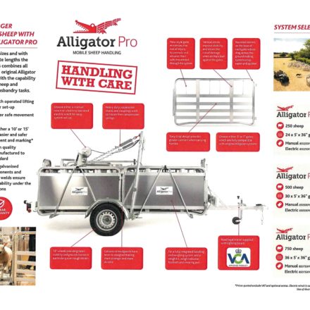 ALLIGATOR PRO 500 HANDLING SYSTEM ( ELECTRIC WINCH )-0