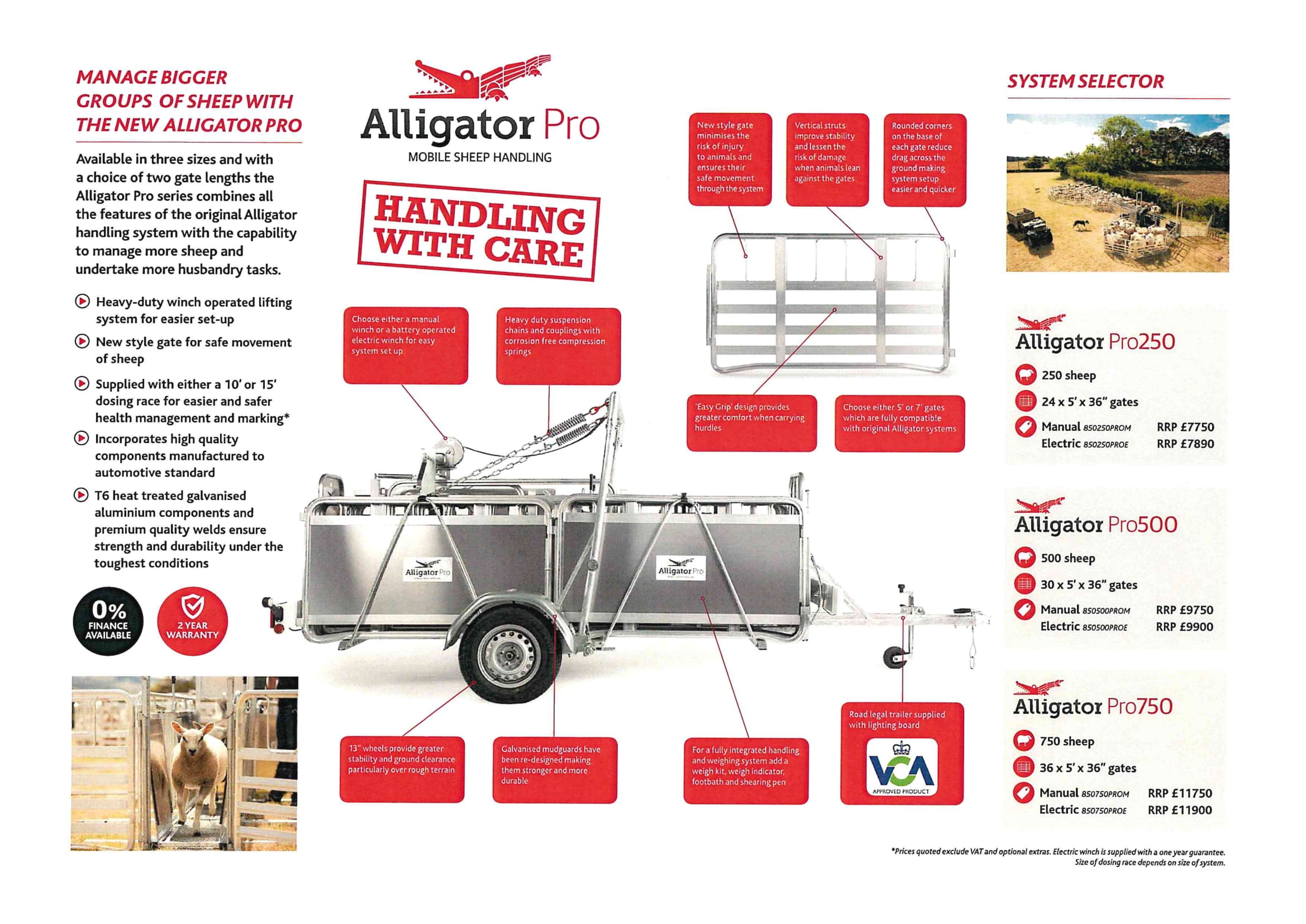 ALLIGATOR PRO 500 HANDLING SYSTEM ( STANDARD WINCH )-0