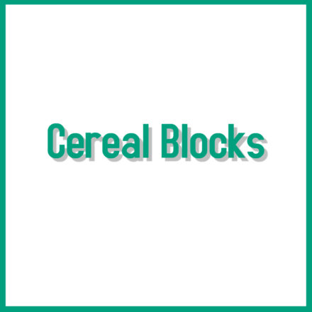 Cereal Blocks